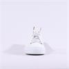 Paul Green Pearl Heel Bungee Trainer - White Gold Leather